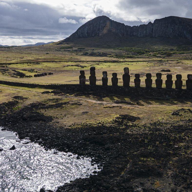 Rising seas could put Easter Island's moai at risk by 2080, study warns